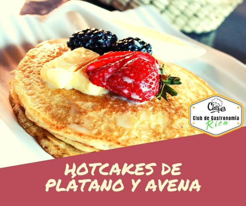 Hotcakes de Plátano y Avena